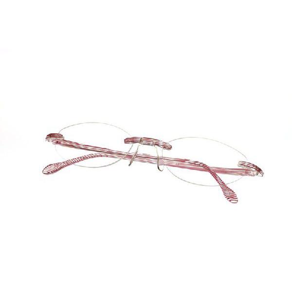 送料無料【老眼鏡】エアリーダーソレイユ ピンクストライプ[R-ARSO-PNS]【アイマジン　EYE...