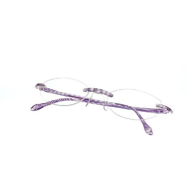 送料無料【老眼鏡】エアリーダーソレイユ バイオレットストライプ[R-ARSO-VLS]【アイマジン　...