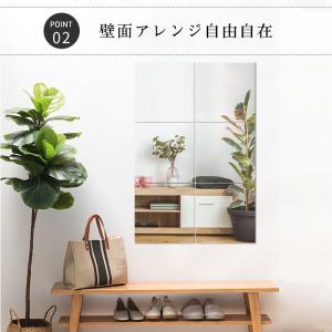 【ポイント10倍】貼る鏡 全身 40x40cm...の詳細画像4