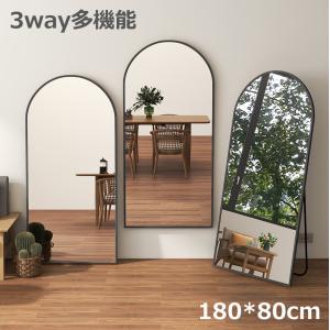 大型 ミラー 全身鏡 大 全身 鏡 180*80cm ミラー アンティーク