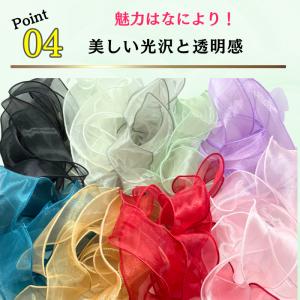 オーガンジー リボン 手芸 ワイヤー入り 【幅...の詳細画像5