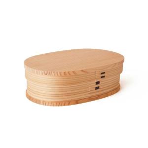 大館工芸社秋田杉 曲げわっぱ小判弁当(小)