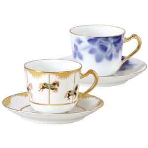 大倉陶園 色蒔（いろまき）シリーズ モーニング碗皿 （ライトブルー