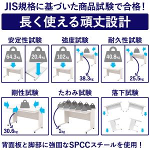 オフィスデスク 平机 スチールデスク 事務デス...の詳細画像4