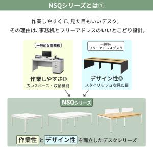 オフィスデスク フリーアドレスデスク 6人用 ...の詳細画像2