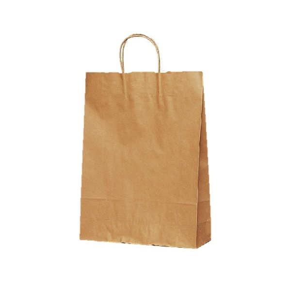 紙袋 手提げ T-8 茶無地 50枚