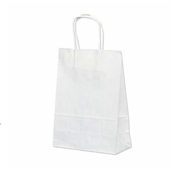 紙袋 手提げ T-3 白無地 25枚
