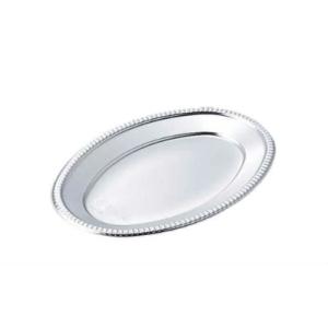 中央化学 オードブル皿 使い捨て 銀皿 DX小判皿 K-6 50枚 : MiSAIL