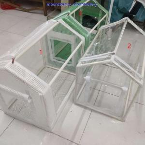 省スペースタイプ ミニ 組立式 ビニールハウス 簡易温室 ビニール温室 菜園ハウス ファスナー付き 育苗 家庭用 園芸 ベランダ Misjd25 御坂ショップ 通販 Yahoo ショッピング