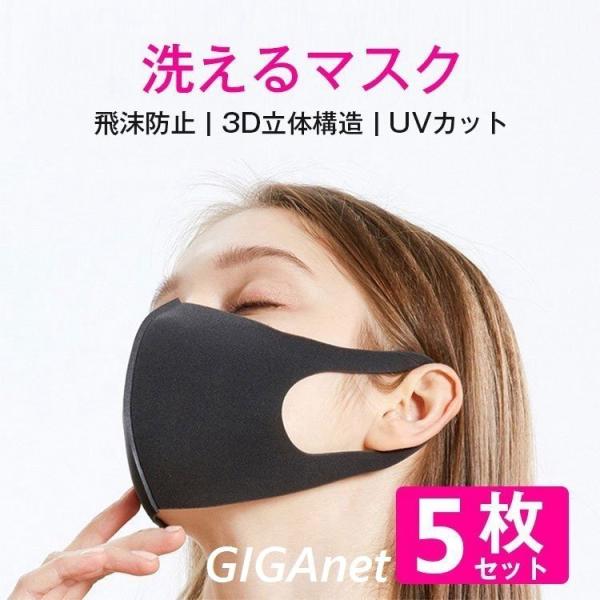 マスク 5枚入り 防塵 3D超立体 PM2.5対応 風邪予防 大人 防護 花粉 防塵 防寒 洗える