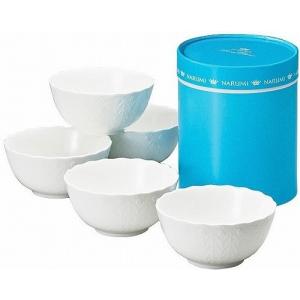 NARUMI ナルミボーンチャイナ シルキーホワイト 入れ子ボールセット
