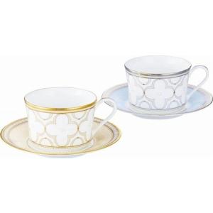 ノリタケ 当日出荷 トレフォリオゴールド&プラチナ カップ＆ソーサー