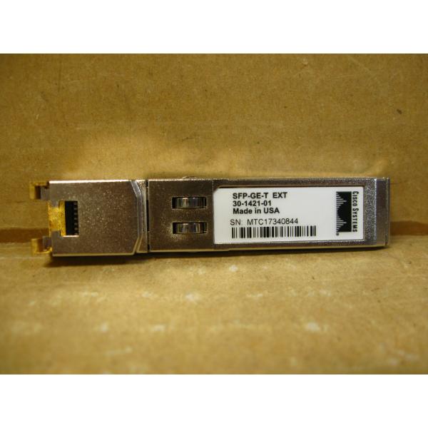 ▽CISCO SFP-GE-T EXT 30-1421-01 1000BASE-T SFP トランシ...
