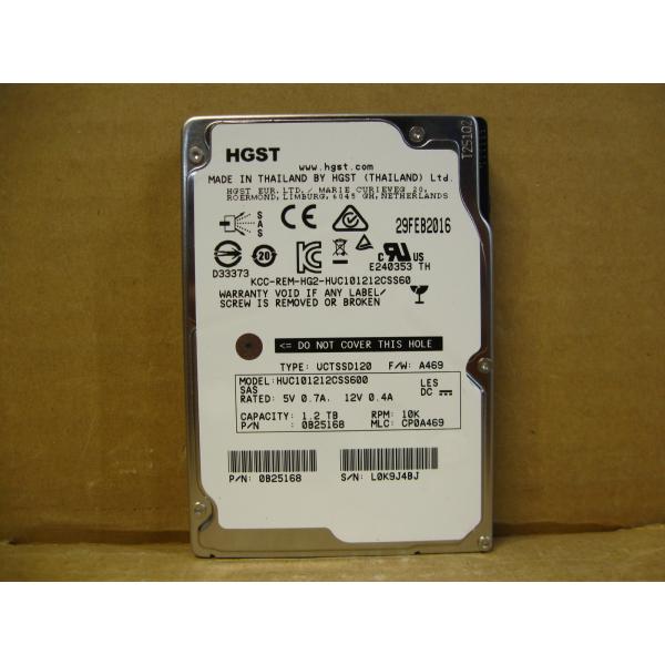 ▽HITACHI HGST Ultrastar HUC101212CSS600 1.2TB SAS2...