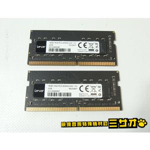 ★【動作確認済】ノートPC用メモリ・DDR4 32GB (16GBx2枚)・Lexar 16GB 1Rx8 DDR4 PC4-3200AA【動作確認済】