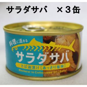 木の屋石巻水産　サラダサバ　油漬け　あっさり塩味　170ｇ×3個