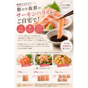 サーモン ハラス 訳あり 切り落とし 1kg ...の詳細画像1