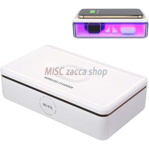 Meelio除菌器ケースワイヤレス充電器紫外線滅菌器99.99%細菌を除去携帯電話マスク歯ブラシ滅菌器除菌ケース