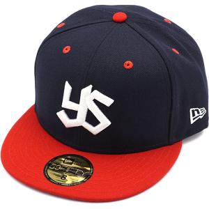 ニューエラ NEWERA キャップ ヤクルトスワローズ NPB CLASSIC 59FIFTY 13562204 メンズ・レディース 帽子 日本プロ野球 ネイビー スカーレット ホワイト｜ミスチーフ