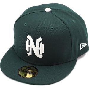 ニューエラ NEWERA キャップ 南海ホークス NPB CLASSIC 59FIFTY 13562209 メンズ・レディース 帽子 日本プロ野球 ダークグリーン ホワイト｜mischief