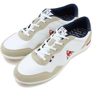 ルコック スポルティフ レディース スニーカー セギュール 2 le coq sportif SEGUR II ホワイト/ネイビー/レッド  QFM6113WN