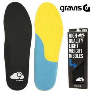 gravis グラビス メンズ INSOLE 高衝撃吸収性 クラウド9レベル2フットベッド　インソール 中敷き BLACK　靴 C9Lv2｜mischief