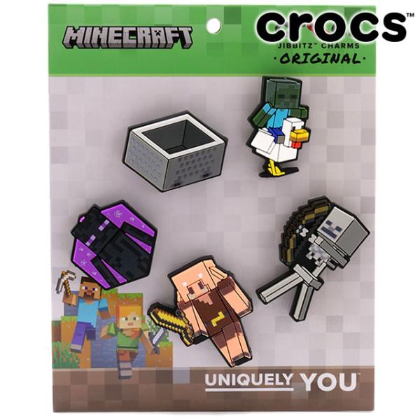 クロックス crocs ジビッツチャーム マインクラフト 5パック 10014539 SS25 JI...