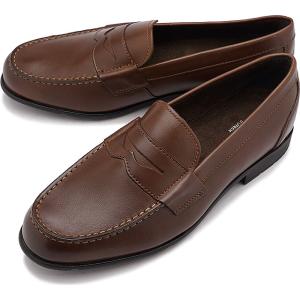 ロックポート ROCKPORT レザーシューズ クラシックローファー ライト ペニー M76444W FW22 Classic Loafer Lite Penny メンズ 革靴 ビジネス Dk Brown