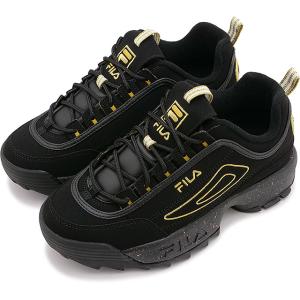 フィラ FILA レディース スニーカー ディスラプター2 スプラッシュ USS23009-035 SS23 Disruptor 2 Splash BLACK YELLOW NAVY｜mischief