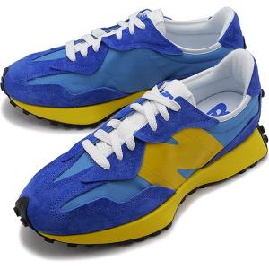 ニューバランス NEWBALANCE メンズ スニーカー U327W U327WEH SS23 Dワイズ BLUE YELLOW 青 ブルー系｜mischief