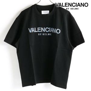 バレンシアーノ バイ ケレメ VALENCIANO BY KELME メンズ リフレクターロゴTシャツ KV23S809-26 SS23 REF LOGO TEE トップス 半袖 ロゴT black 黒 ブラック系｜mischief