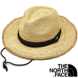 THE NORTH FACE ザ・ノースフェイス メンズ・レディース ストローハット Raffia Hat ラフィアハット NN01554 麦わら帽子 NB ナチュラルベージュ