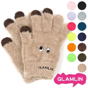 グラムリン GLAMLIN タッチパネル対応 ニットグローブ FIVE-FINGER メンズ レディース 手袋