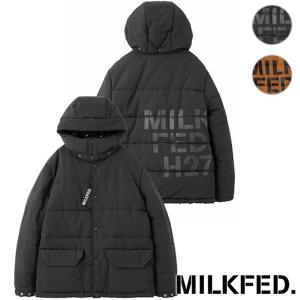 ミルクフェド MILKFED. 中綿ジャケット BIG LOGO PUFF JACKET ビッグロゴ パフ ジャケット レディース アウター  3183508 FW18