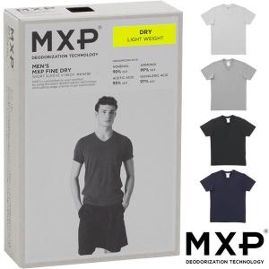 エムエックスピー MXP MENS メンズ Tシャツ ファインドライ ショートスリーブ Vネック FINE DRY SHORT SLEEVE V-NECK ゴールドウィン  MX16102｜mischief