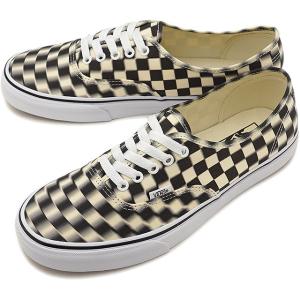 バンズ VANS ブラーチェック オーセンティック BLUR CHECK AUTHENTIC メンズ レディース ヴァンズ スニーカー 靴 BLACK/CLASSIC WHITE  VN0A38EMVJM SS19｜mischief