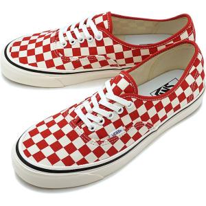 バンズ VANS アナハイムファクトリー オーセンティック44 DX スニーカー 靴 OG RED/CHECK VN0A38ENVL1 SS19｜mischief