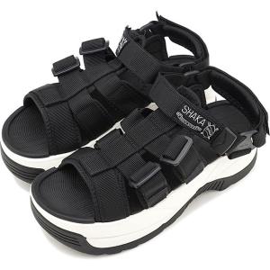 SHAKA シャカ サンダル レディース ネオ ライリー チャンキーソール NEO RALLY CHUNKY 厚底 ストラップ アウトドア 靴 BLACK SK433115 SS19｜mischief