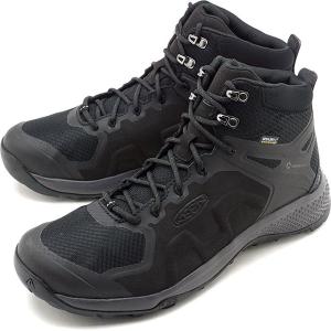 キーン KEEN メンズ エクスプロアー ミッド ウォータープルーフ M EXPLORE MID WP アウトドア 防水 トレッキングシューズ スニーカー 靴 Black 1021602 SS19｜mischief