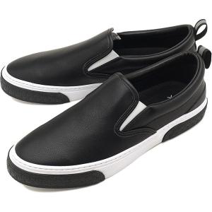 限定カラー スラック フットウェア SLACK FOOTWEAR スニーカー カーマー LX CALMER LX メンズ スリッポン BLACK WHITE BLACK ブラック系 SL1225-099 FW19