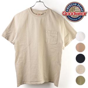 グッドウェア GOODWEAR ヘビーオンス レギュラーフィット Tシャツ REGULER-FIT S S TEE アメリカ製 厚手 ポケットTシャツ 半袖 無地 000100 SS21｜mischief