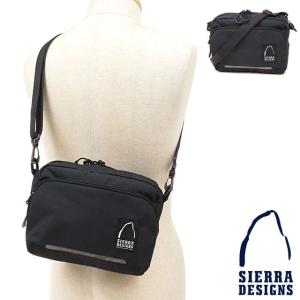 シェラデザイン SIERRA DESIGNS 斜め掛け 5L ショルダーバッグ メンズ・レディース ショルダーポーチ シエラデザインズ アウトドア BLACK ブラック系 SDW-190｜mischief