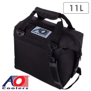 エーオークーラーズ AO Coolers 12パック キャンバス ソフトクーラー 11L AOクーラーズ 驚異の保冷力 アウトドア キャンプ レジャー イベント ブラック系 AO12BK｜mischief