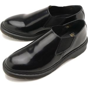 ドクターマーチン Dr.Martens サイドゴア ルイス LOUISE 24941001 SS20 ローブーツ チェルシー スリッポン Black High Shine Polished Smooth ブラック系｜mischief