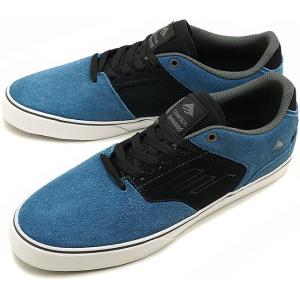 エメリカ Emerica スニーカー レイノルズ ロー バルカ REYNOLDS LOW VULC FW19 メンズ・レディース スケボー シューズ 靴 BLUE BLACK WHITE｜mischief