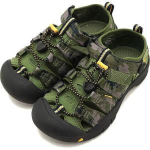 キーン KEEN キッズ サンダル ニューポート エイチツー KIDS NEWPORT H2 Y 1006539 SS19 キッズ ユース スポーツサンダル キャンプ BRONZE GREEN PRINT