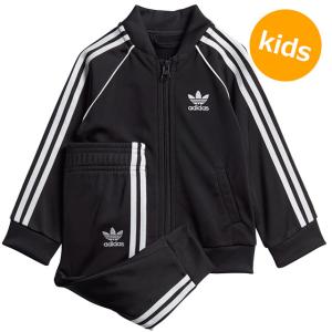 アディダス オリジナルス adidas Originals キッズ スーパースター トラックスーツ SST TRACKSUIT IYJ83 GD2625 FW20 トップス ボトムス 上下 ブラック｜mischief