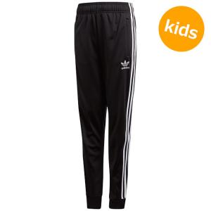 アディダス オリジナルス adidas Originals キッズ スーパースター トラックパンツ SST TRACK PANTS IYK15 GE1997 FW20 ボトムス ブラック ホワイト ブラック系｜mischief