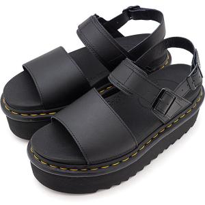 ドクターマーチン Dr.Martens サンダル ヴォス クアッド Voss Quad 26725001 SS21 レディース 厚底 ストラップ レザーサンダル BLACK ブラック系