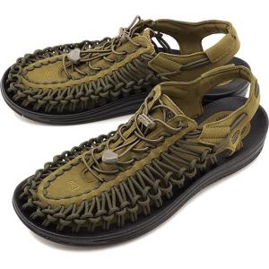 返品交換送料無料 キーン KEEN サンダル ユニーク M UNEEK 1023381 メンズ アウトドア Dark Olive Black グリーン系｜mischief